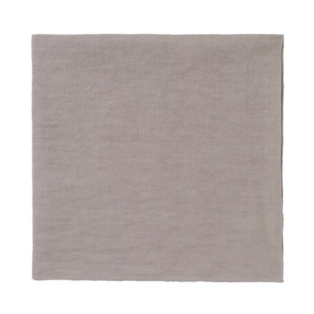 Linen Napkin In Mushroom