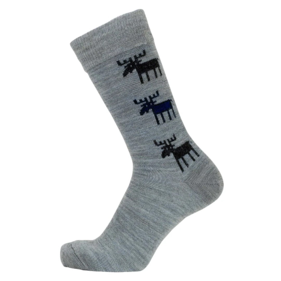 Moose Light Grey Socks