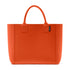 Felt Tote Bag in Orange/Red