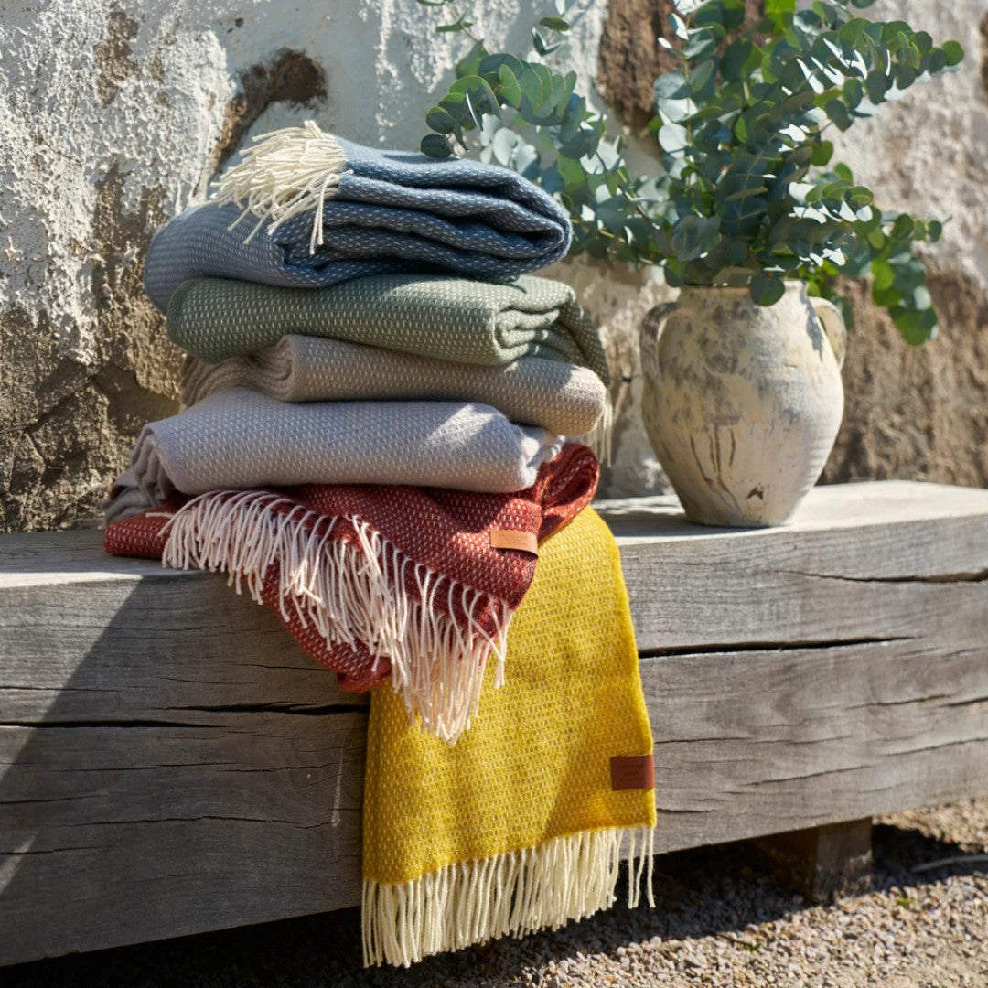 Merino Scarf in Ruby