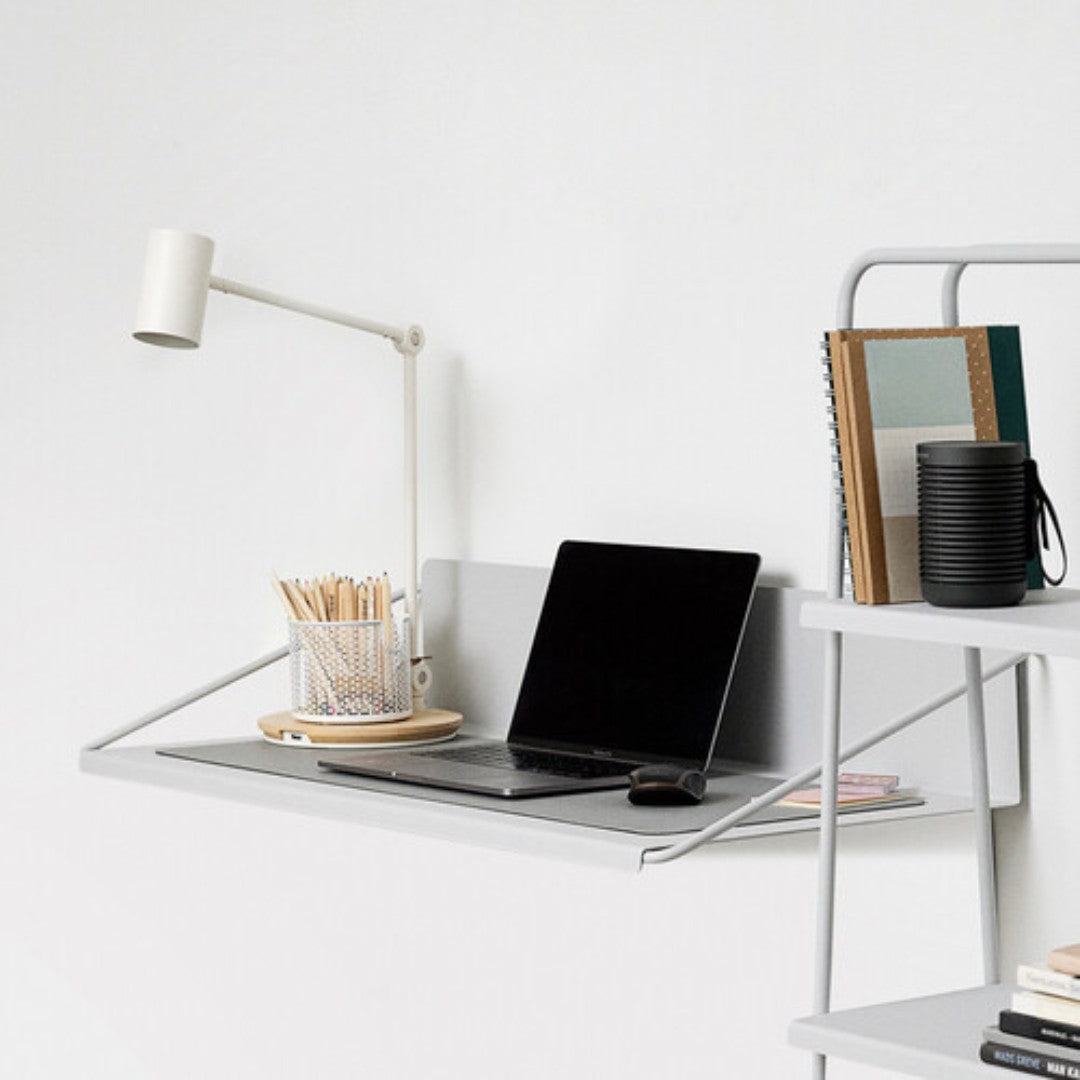 Soft Grey Wall Desk