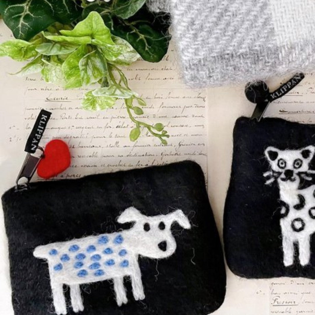 Dog Felt Purse