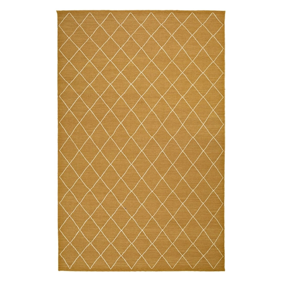 Diamond Rug in Yellow