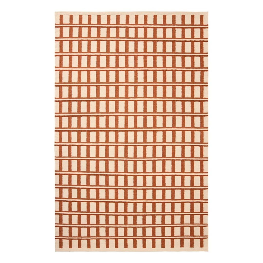 Mysore Rug in Apricot & Beige