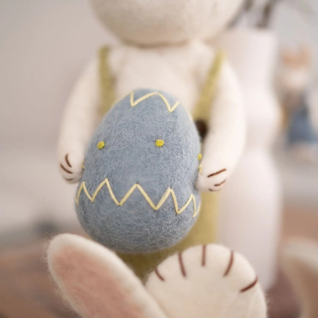 Extra Large Felt Bunny with Egg