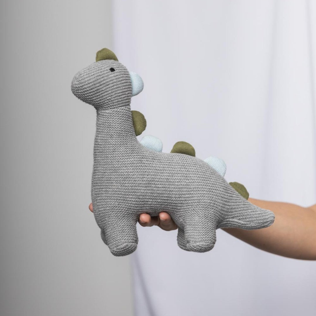 Grey Dino Cuddle Toy
