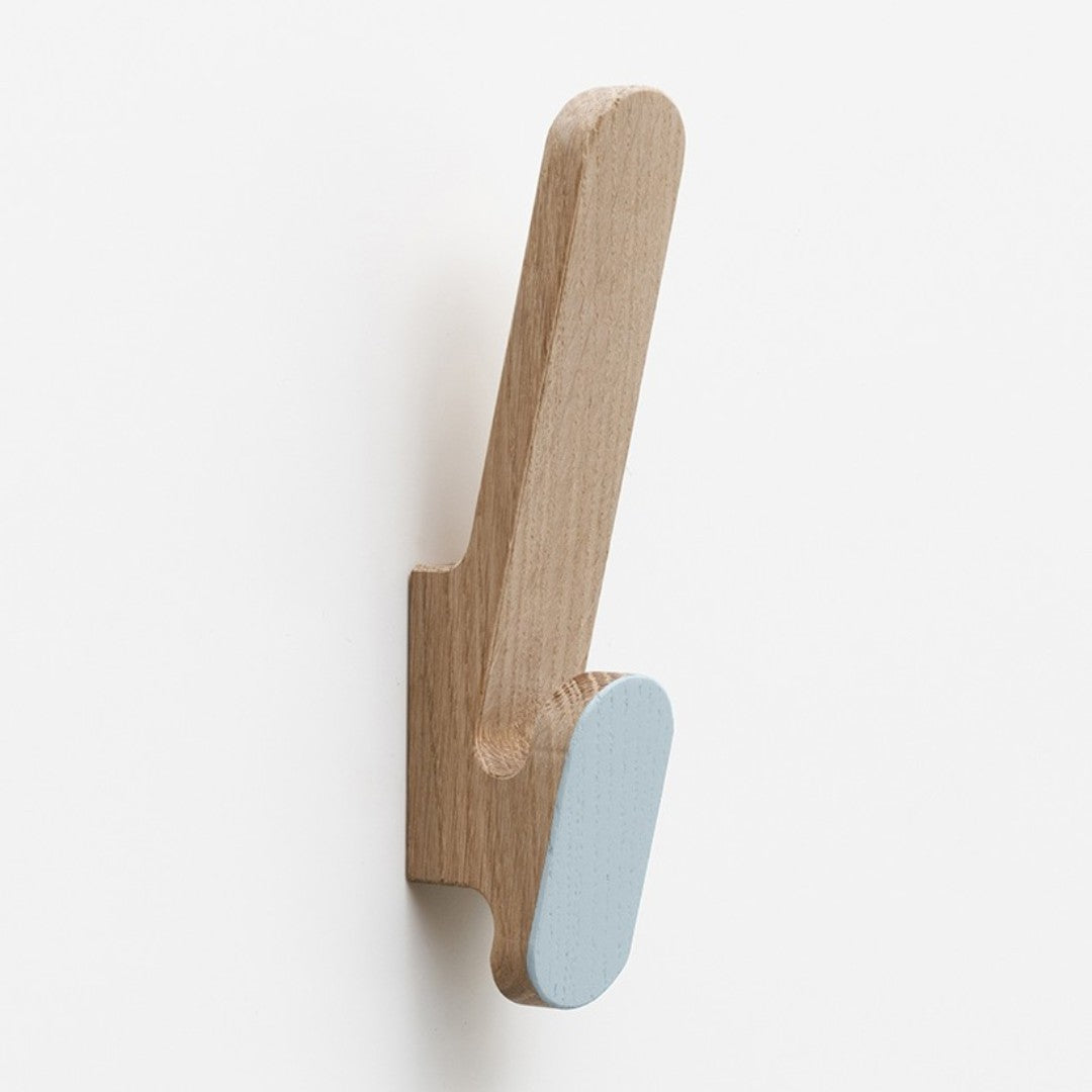 Charteuse Blue Geometrical Coat Hook