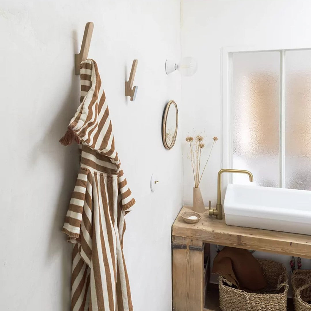 Red Geometrical Coat Hook
