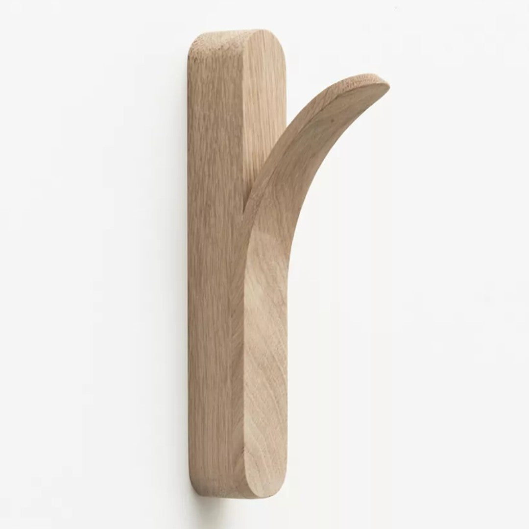 Solid Beech Geometric Coat Hook