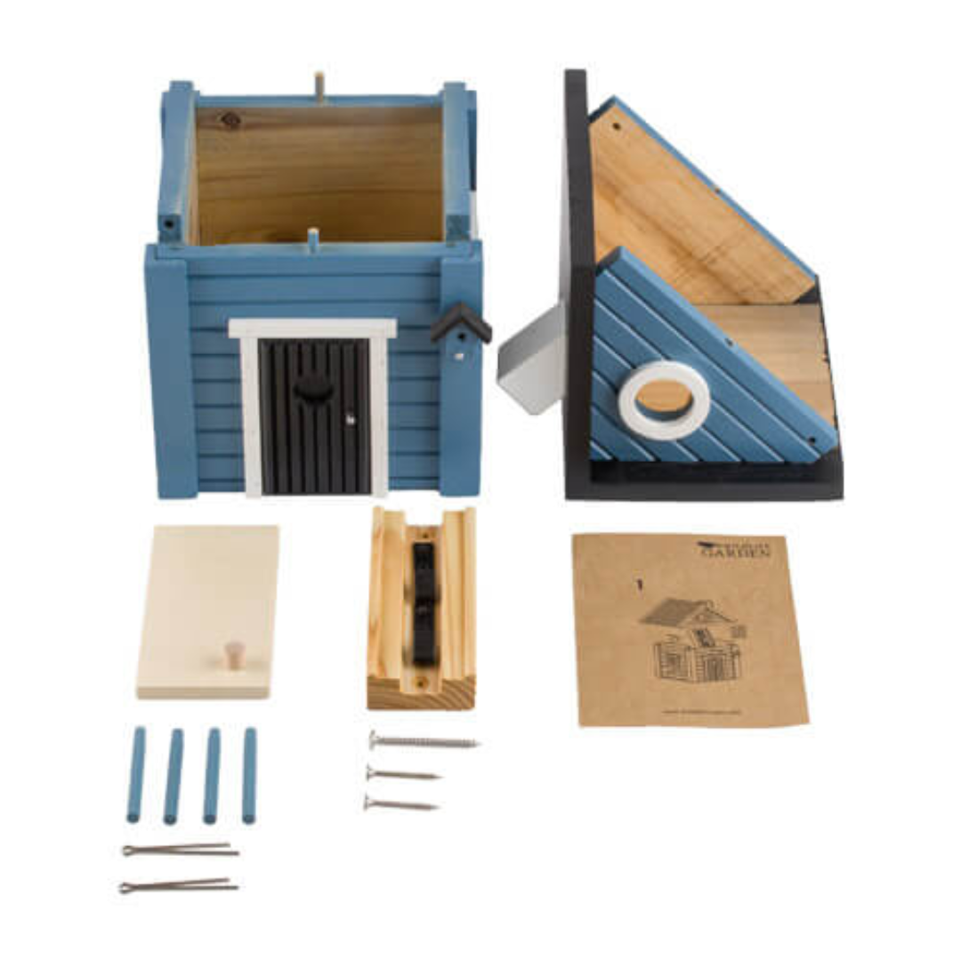 Dual Combo Bird Feeder & Nester in 6 Solid Colours