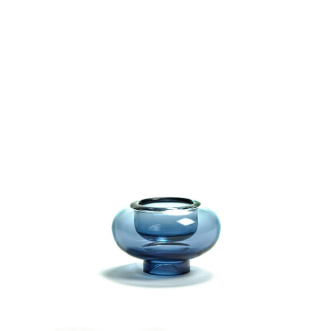 Glass Tea Light & Bud Vase in 9 Colours