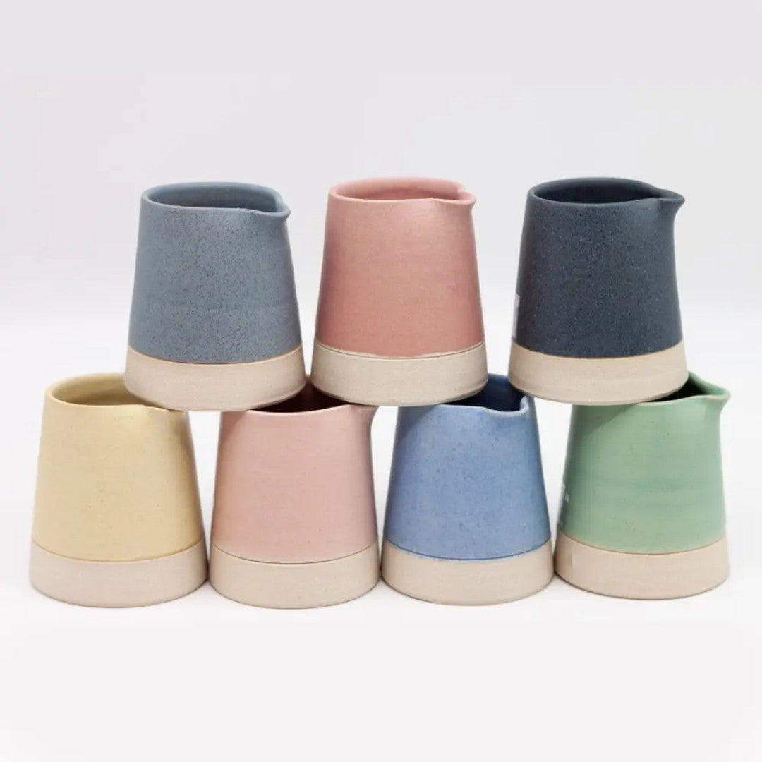 Ceramic Mini Creamer in Coral