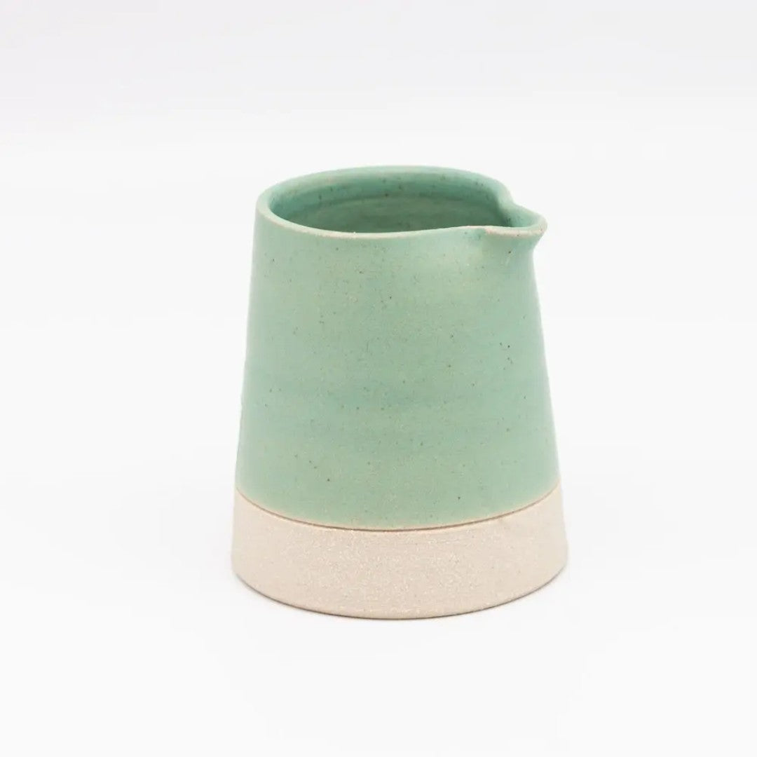 Ceramic Mini Creamer in Green