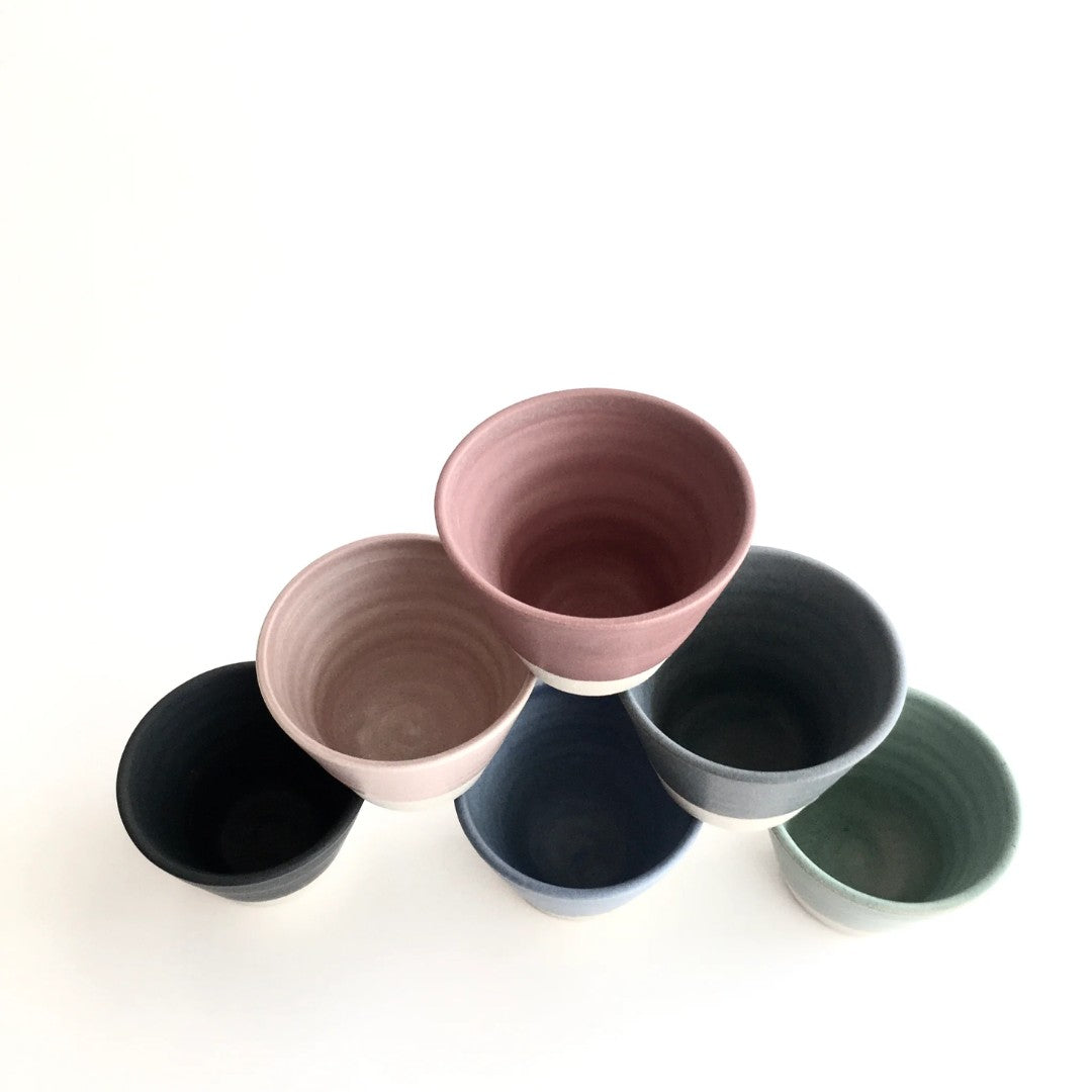 Ceramic Dip Bowl in Charcoal