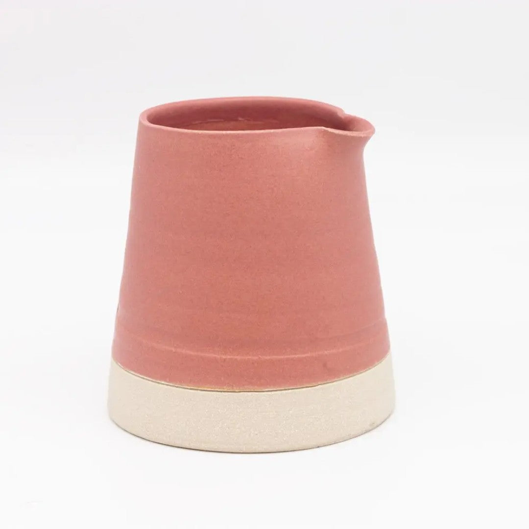 Ceramic Large Creamer in Coral