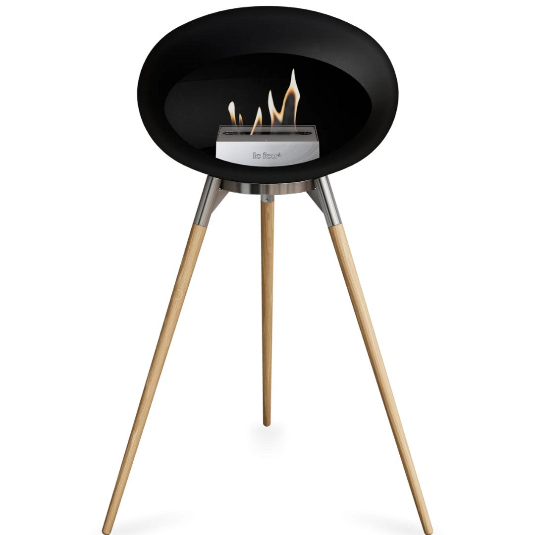 Black Tripod High Soaptreated Oak Legs