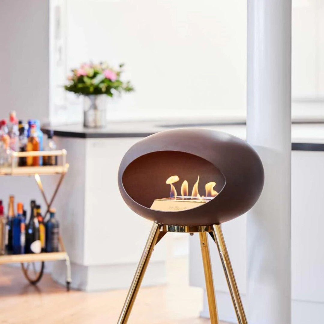 Mocca Tripod High Rosegold Legs & Burner