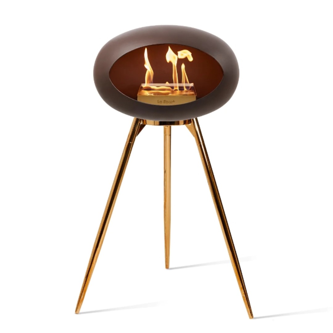 Mocca Tripod High Rosegold Legs & Burner