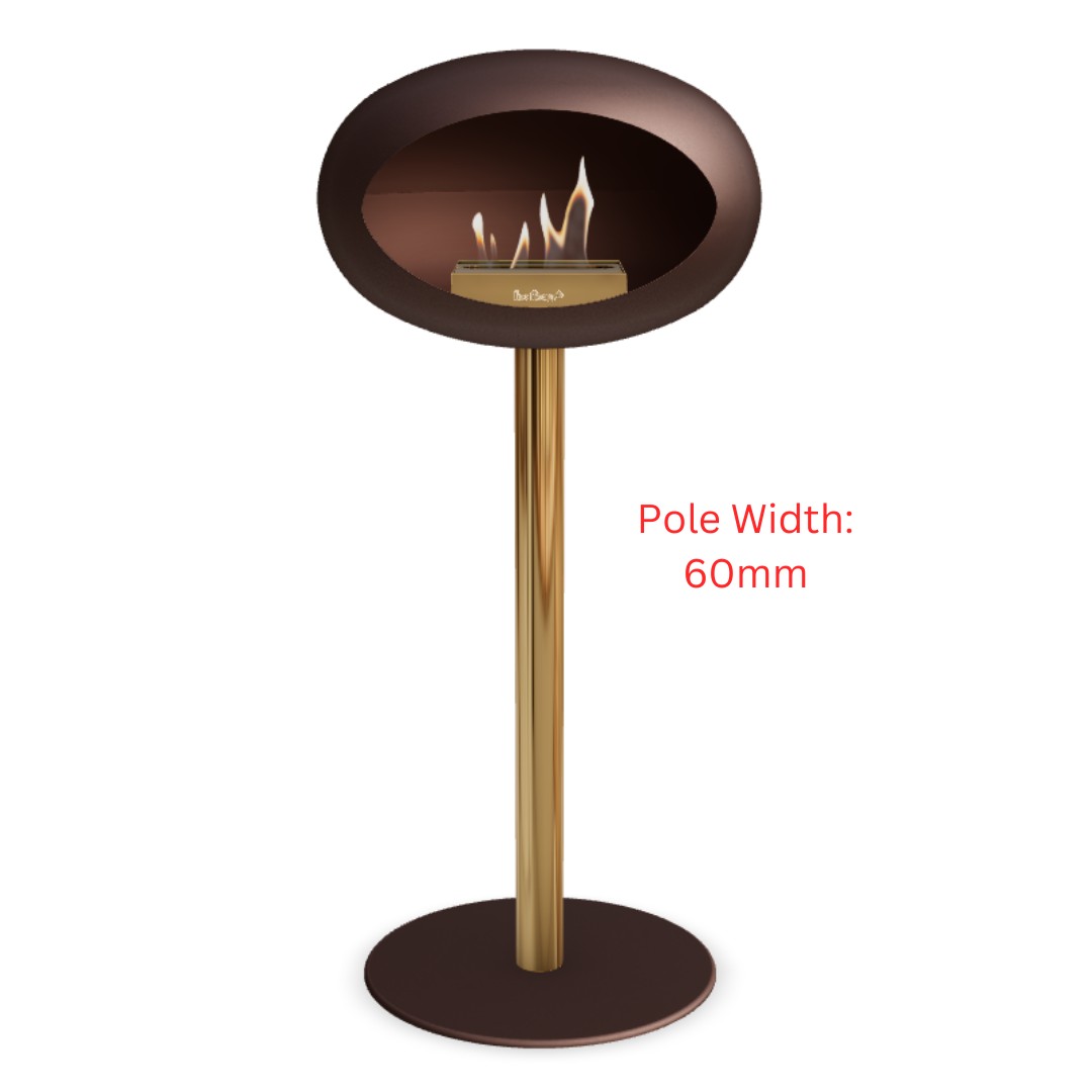 All Black One Leg High with Steel Burner - Two Pole Sizes