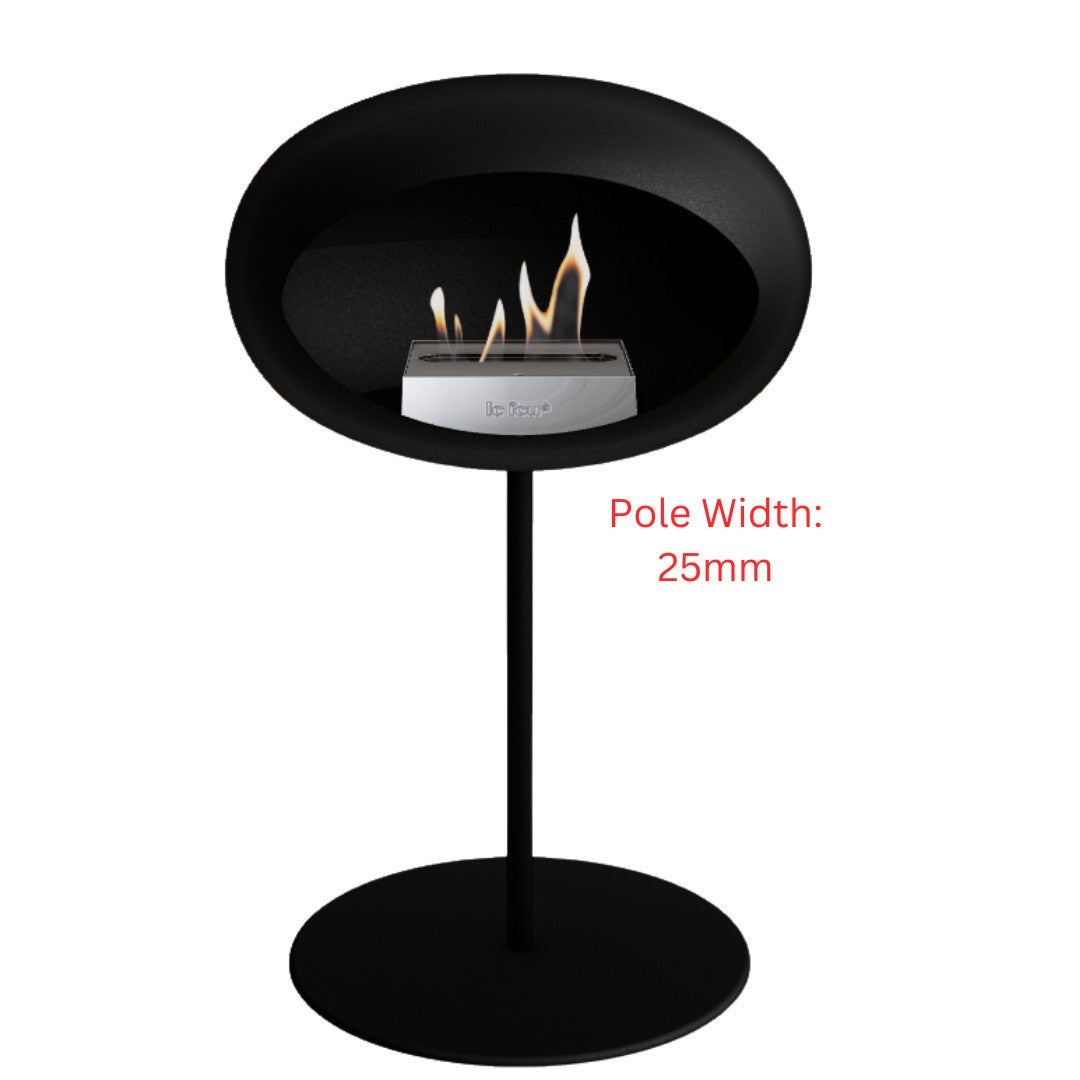 All Black Ground Low - Two Pole Sizes