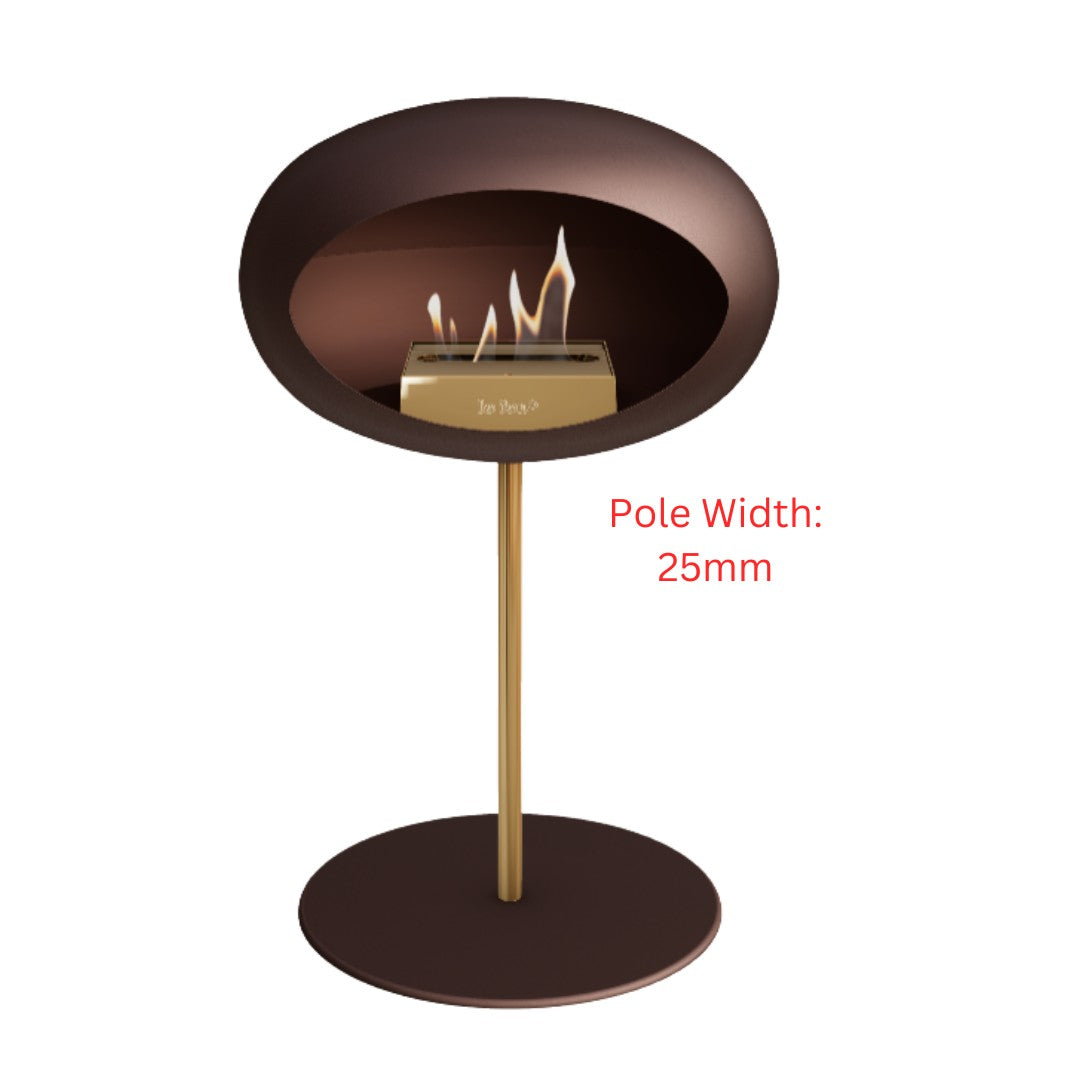 Mocca & Rosegold Ground Low - Two Pole Sizes