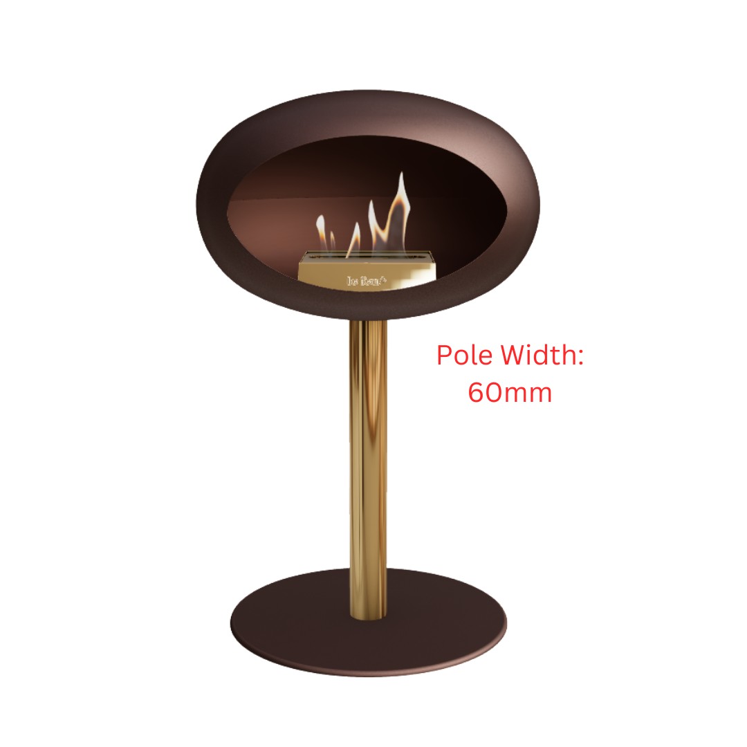 Mocca & Rosegold Ground Low - Two Pole Sizes