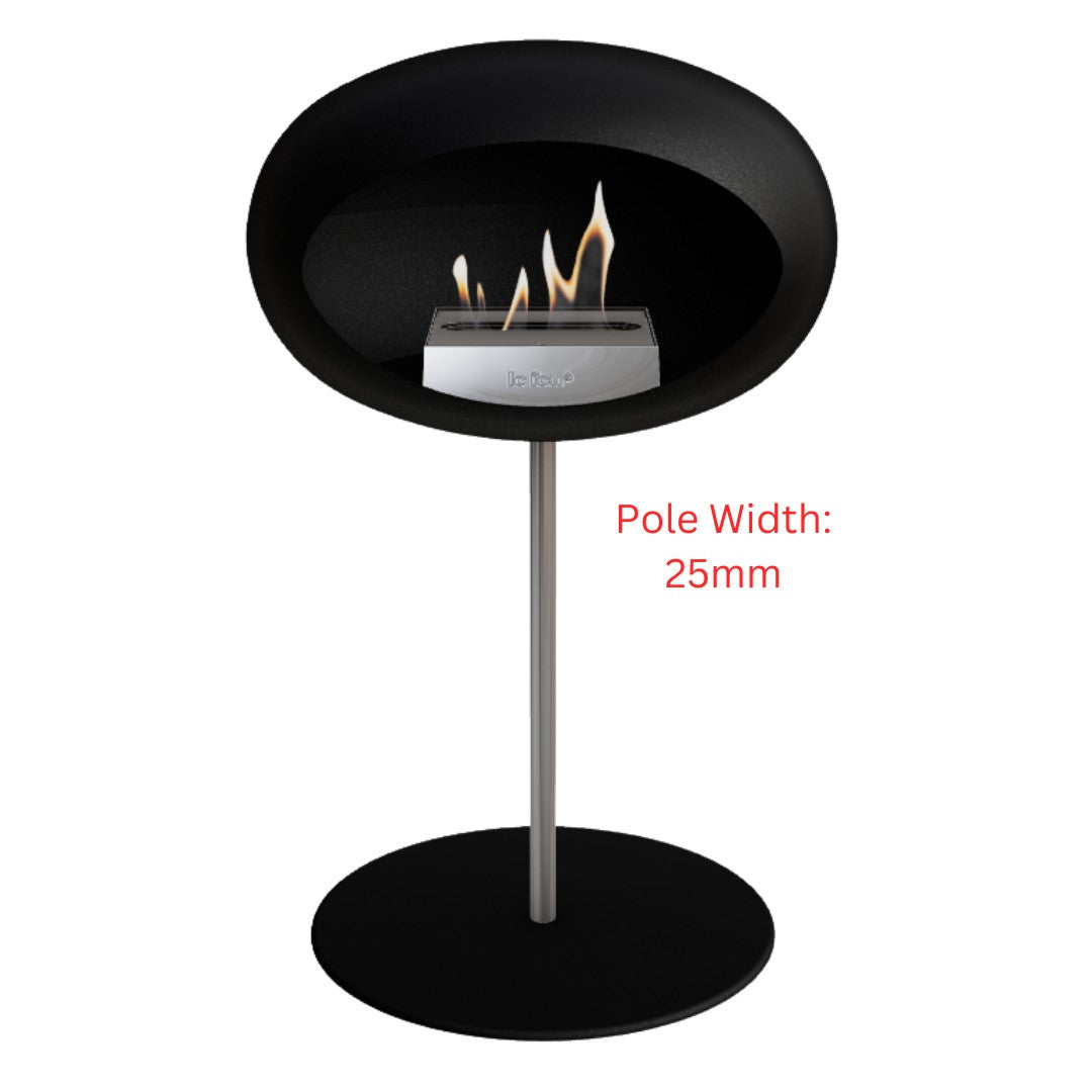 All Black Ground Low - Two Pole Sizes