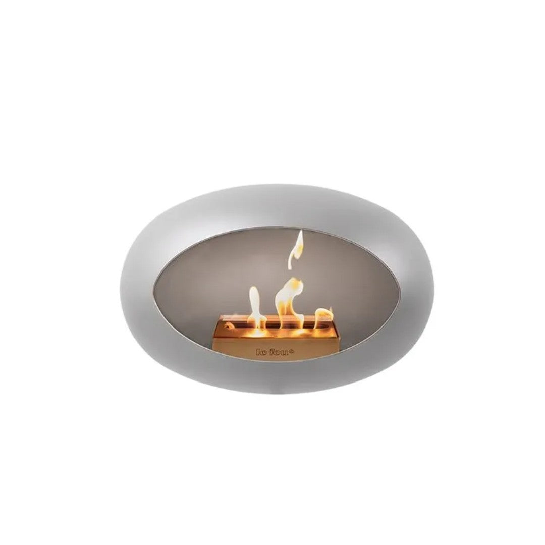 Nickel Wall with Rosegold Burner