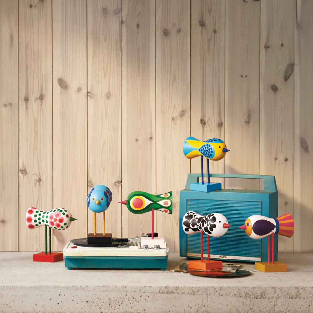 Wooden Birds - 6 Colours