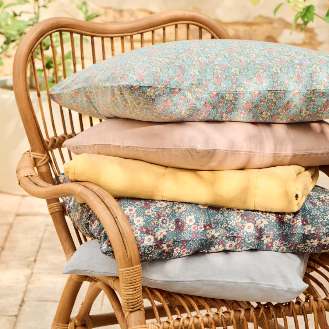 Stone Washed Linen Cushion 50 x 50cm in 10 colours