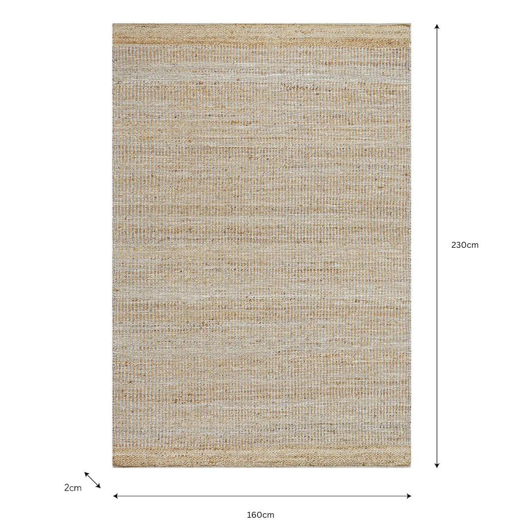 Wool & jute Mix Rug - 3 sizes