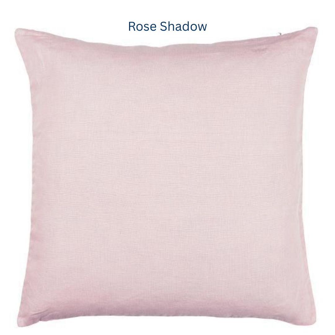 Stone Washed Linen Cushion 50 x 50cm in 10 colours