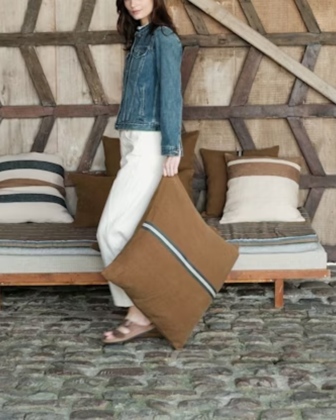 Miles Oak Pillow Cover 50 x 50cm