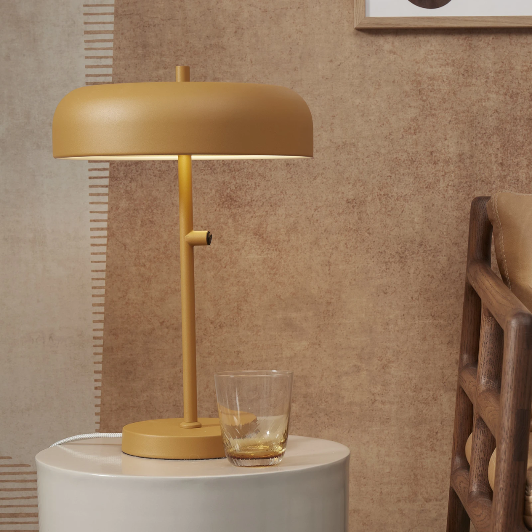 Modern Mustard LED Table Lamp
