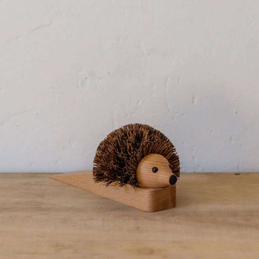 Hedgehog Door Stop & Shoe Cleaner