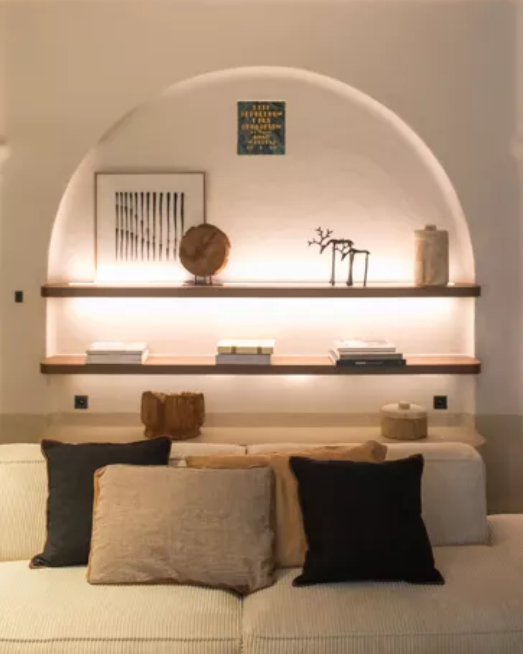 Linen Painted Wall Art in 2 Designs