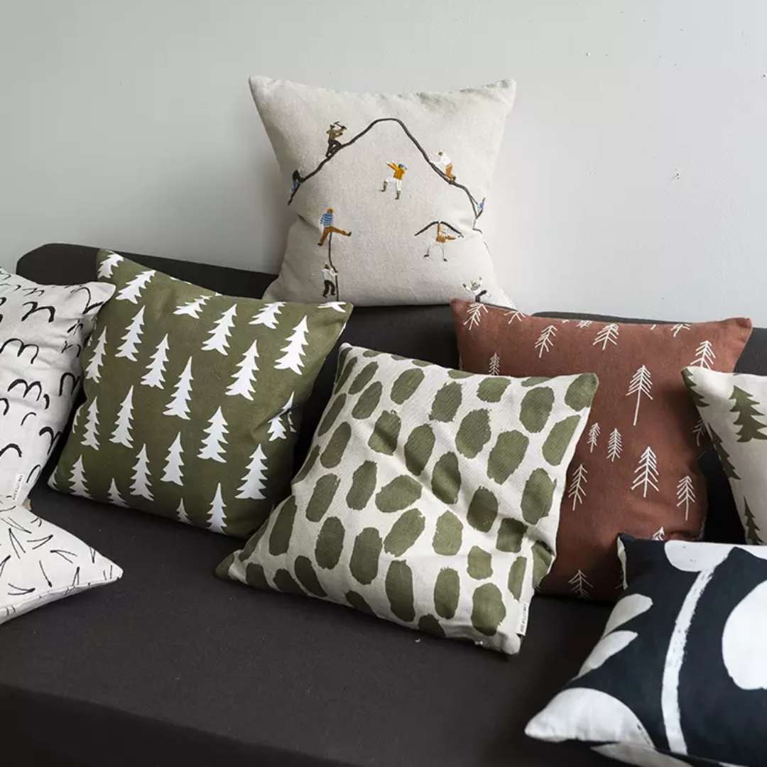 Abstract Dots Cushion 50 x 50cm in 4 colours