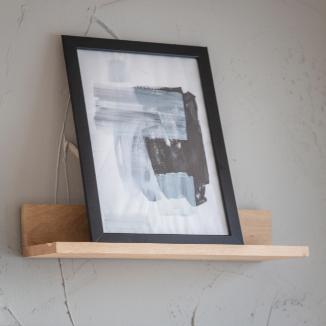 Oak Picture Shelf - 2 sizes