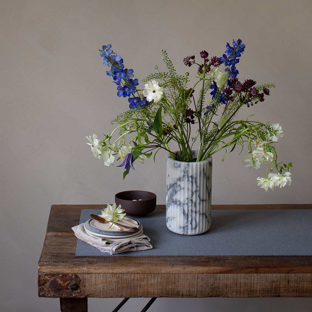 Felt Table Runner Anthracite 01 (150x35cm)