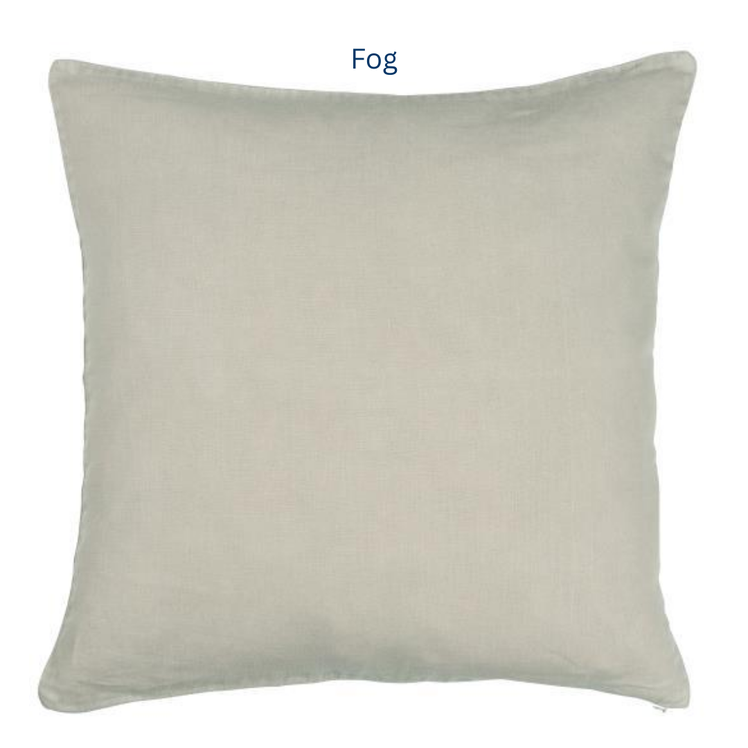 Stone Washed Linen Cushion 50 x 50cm in 10 colours