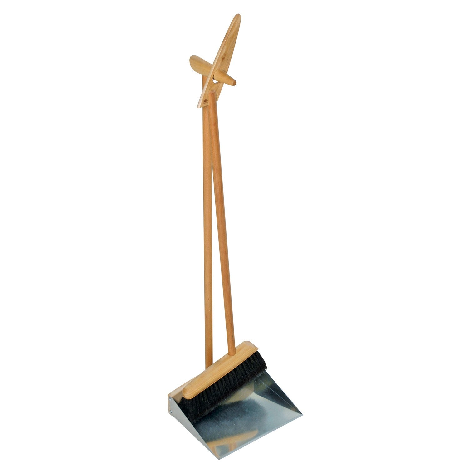 Timber dustpan and brush set home gifts