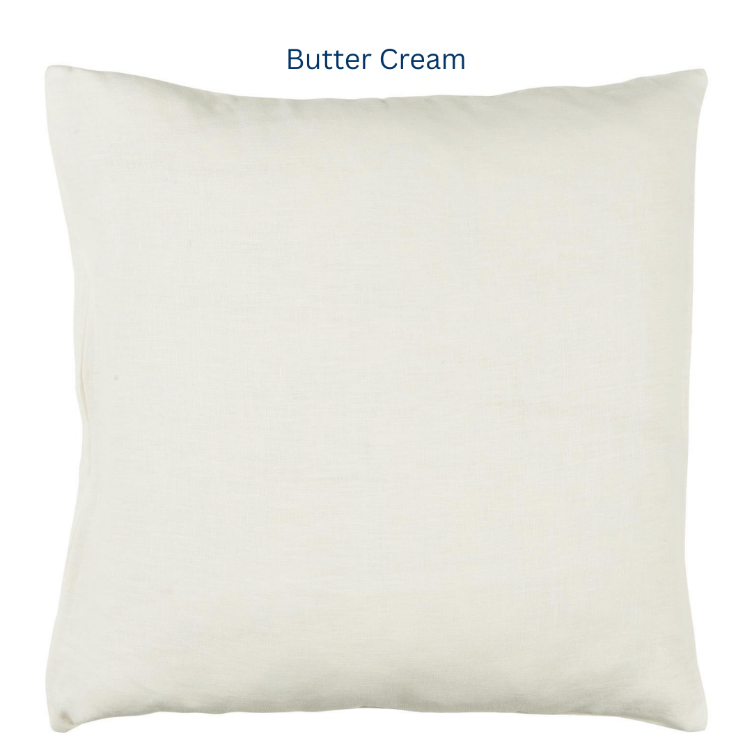 Stone Washed Linen Cushion 50 x 50cm in 10 colours