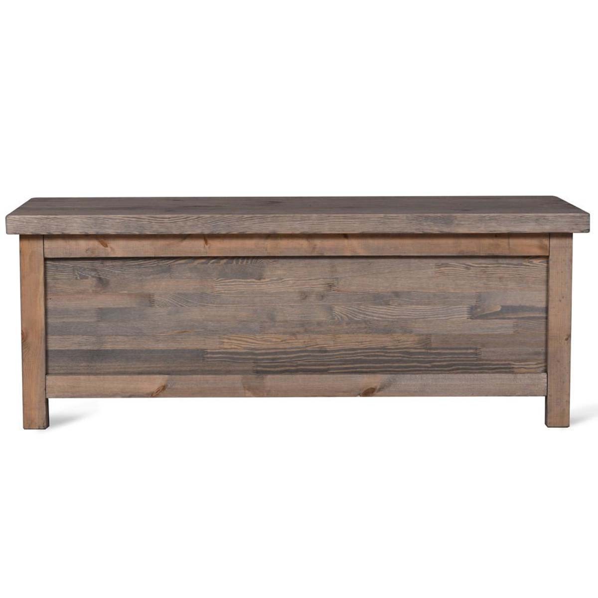 hallway storage bench relaxed rustic style