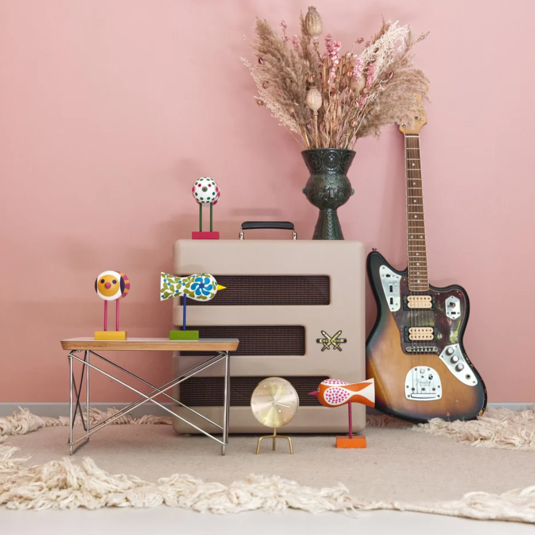 Retro Bird Sculpture in 8 Colours