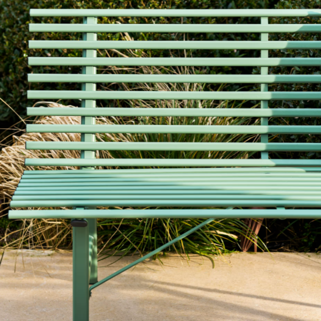 Outdoor Steel Bench - 3 colours