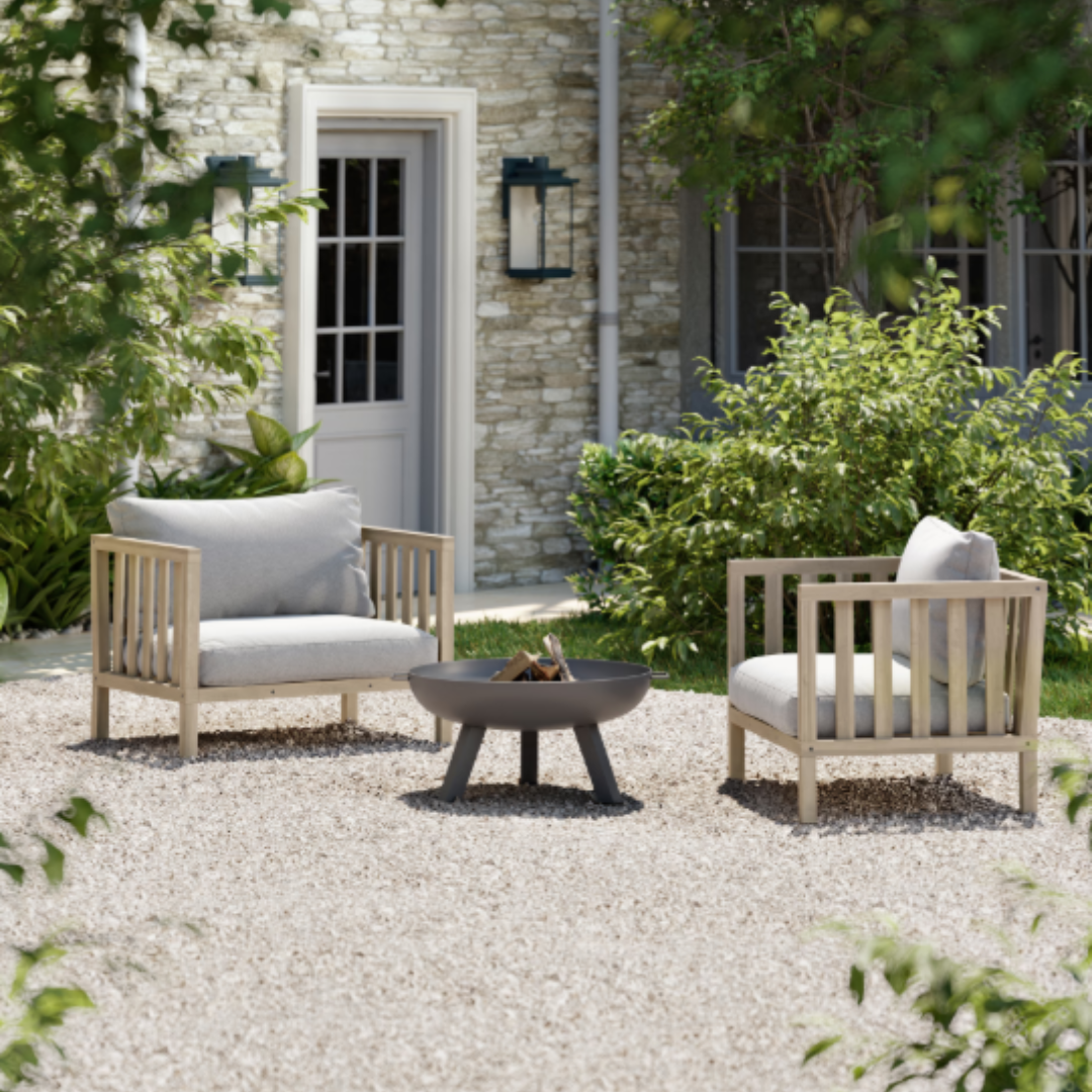 Outdoor Acacia Armchair