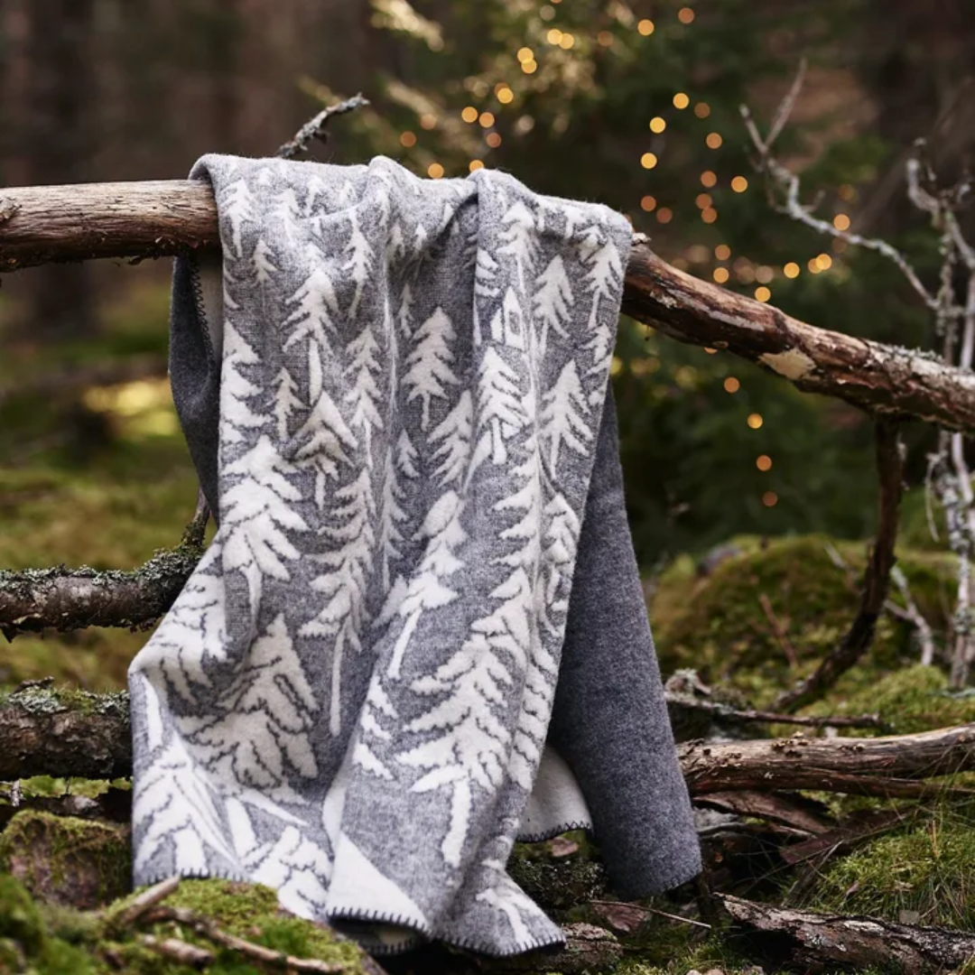 House in the Forest Throw - 3 colours