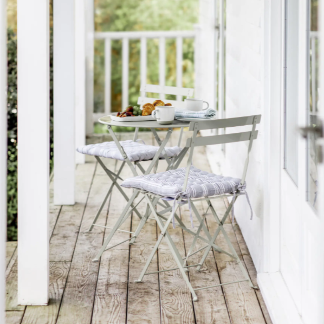 Small Bistro Set in 3 Colours (Table + 2 Chairs)