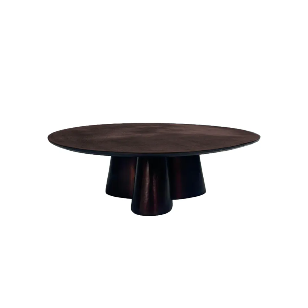 Bronze Round Coffee Table in 3 Sizes