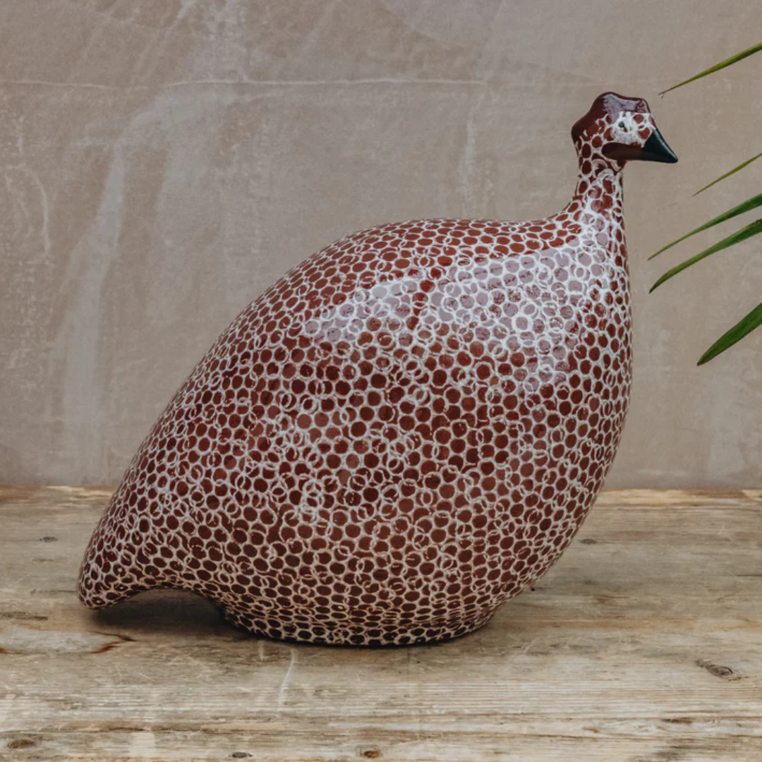 Bordeaux Speckled White Guinea Fowl